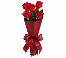 Букет 5 Красных роз Эдлесс Лав в Зеленодольске