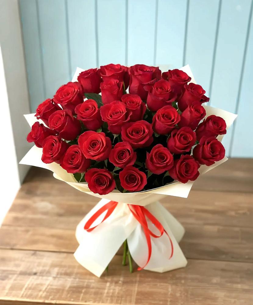 Букет 29 Красных роз в Зеленодольске