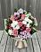 Букет цветов из: Альстромерии, Гвоздики, Розы и Хризантемы в Зеленодольске