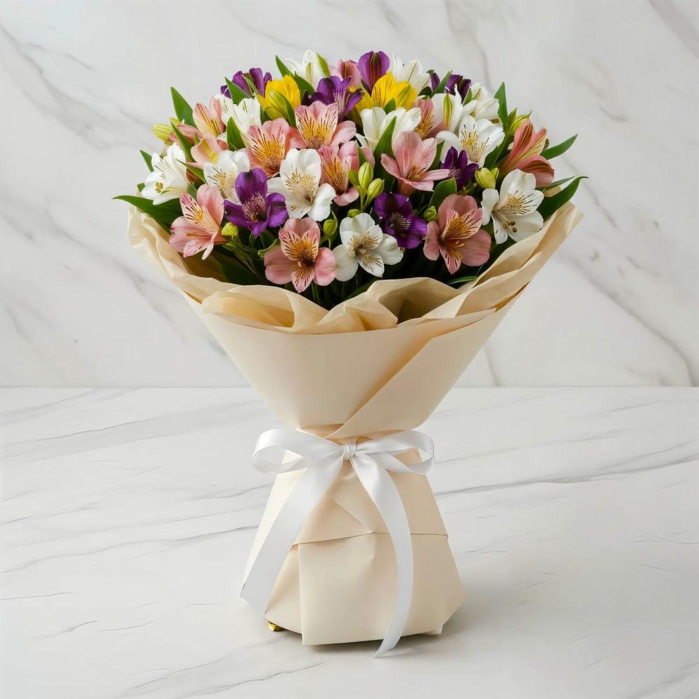 Букет цветов из: Альстромерии в Зеленодольске