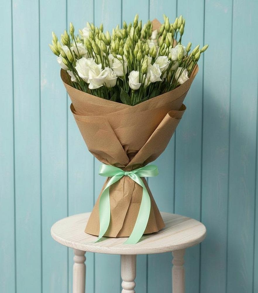 Букет цветов из: Лизиантусы в Зеленодольске