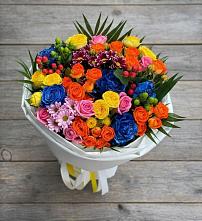 Букет цветов из:  Розы и Хризантемы #REPLACE_PRED# Зеленодольске