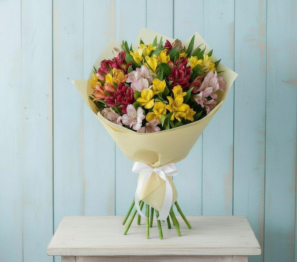 Букет цветов из: Альстромерии в Зеленодольске