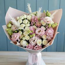 Букет цветов из:  Альстромерии и Розы в Зеленодольске